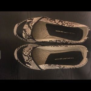 Kirt Geiger snake print espadrille 37